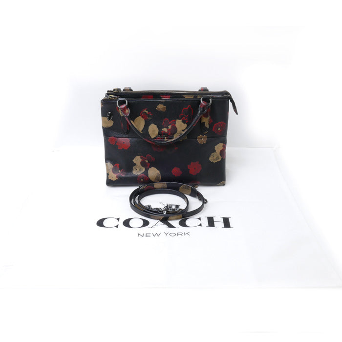 Coach 2Way Turnlock Floral Bag 33623