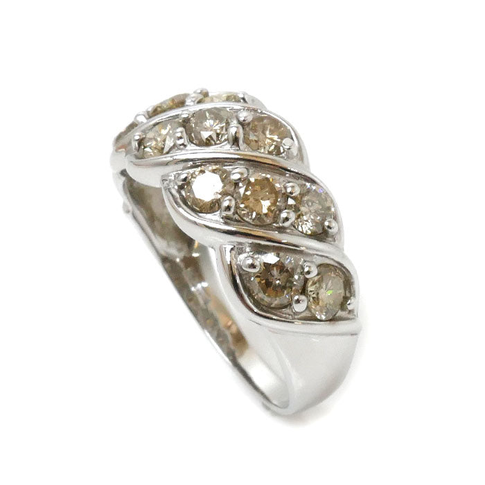 K18WG Diamond Ring 2.0ct