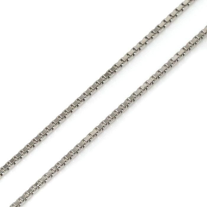 K18WG Diamond Necklace 0.25ct/0.05ct