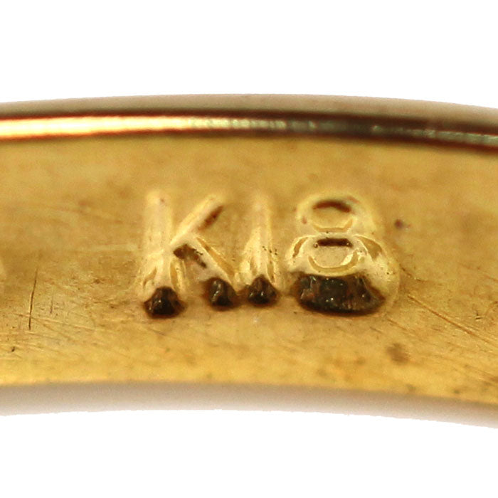 K18YG Gold Mexico Coin 2 Peso Ring