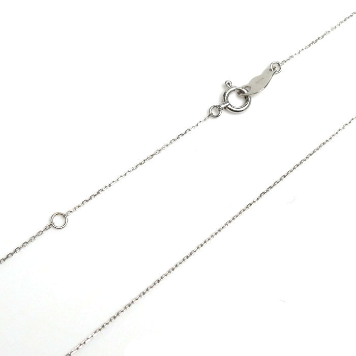 K18WG White Gold Diamond Necklace