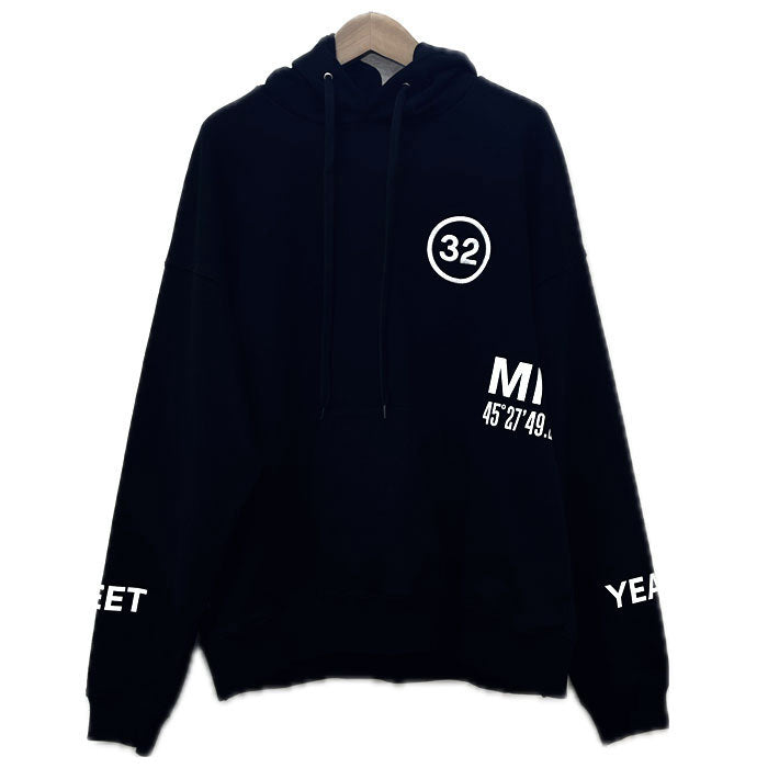 SY32 Oversized Hoodie Long Sleeve T-Shirt Black M