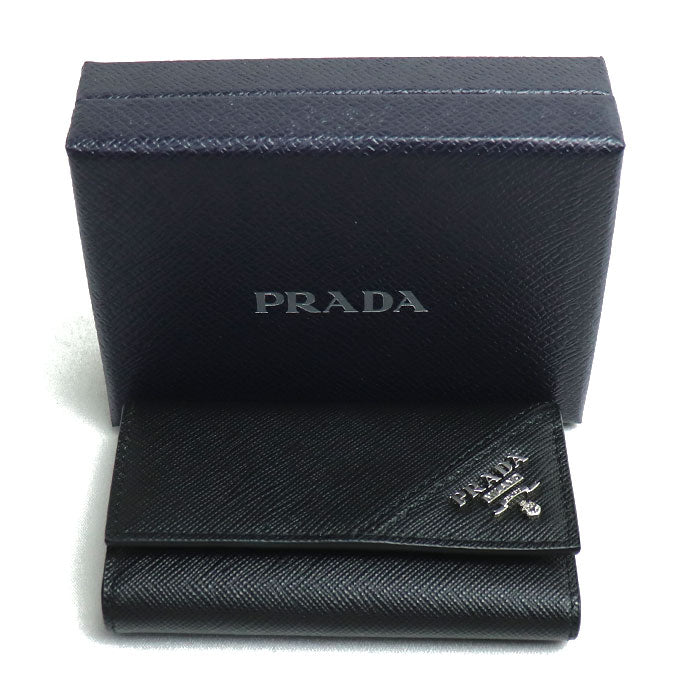 Prada Saffiano Leather Metal Key Case 2PG222