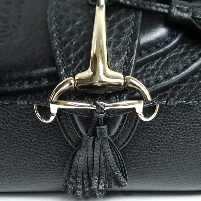 Gucci Emily Chain Shoulder Bag Black