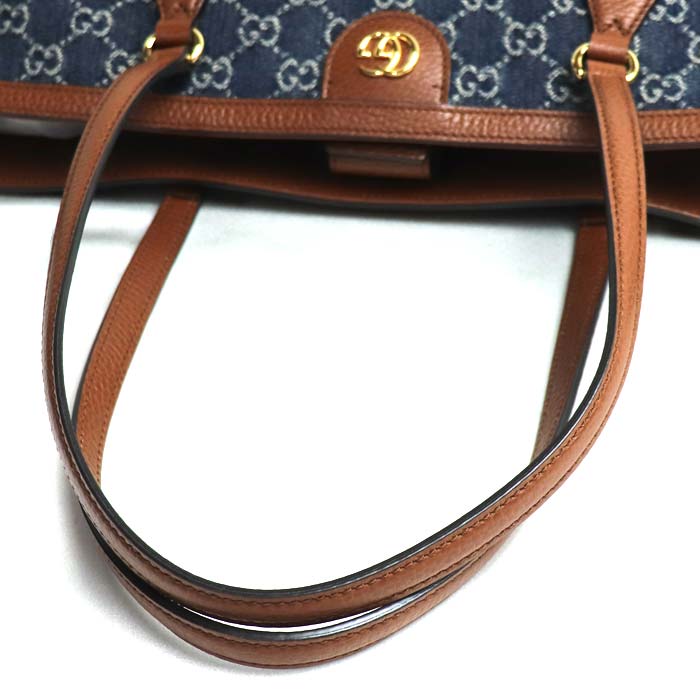 Gucci Denim Leather Medium Tote Bag 631685