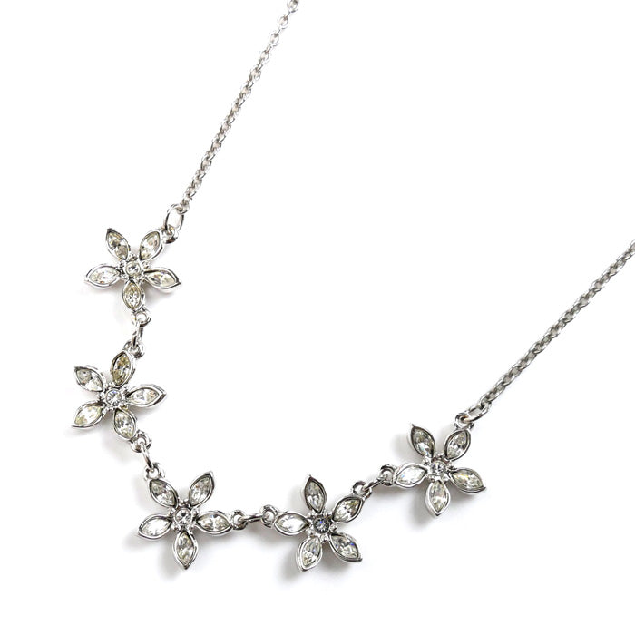 Swarovski Metal Flower Necklace