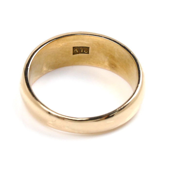 K18YG Yellow Gold Ring 16 Unisex