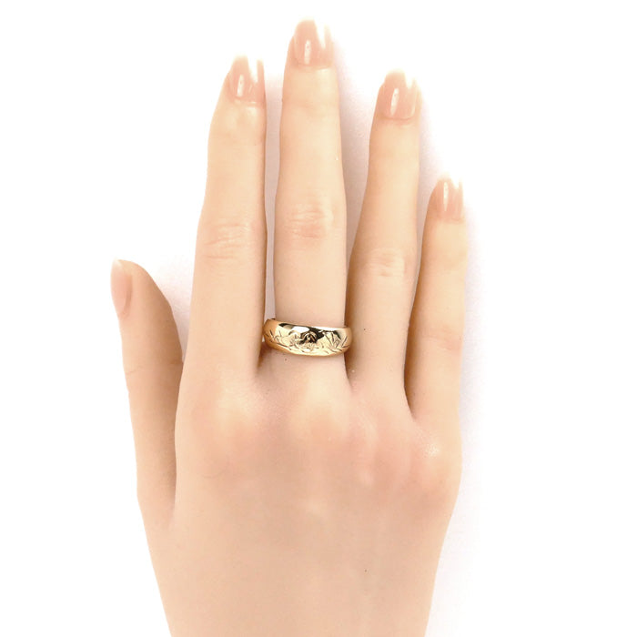 K18YG Yellow Gold Ring 16 Unisex