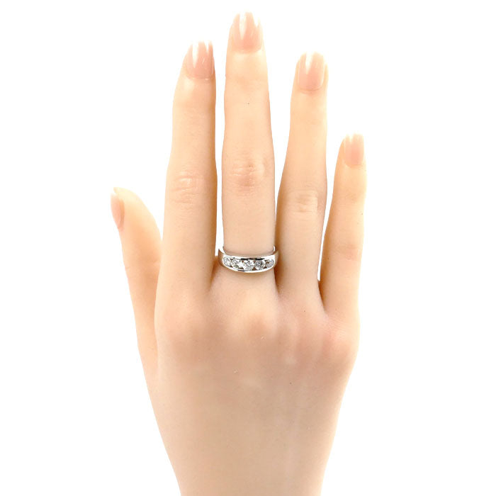 Pt900 Platinum Diamond Ring 1.00ct