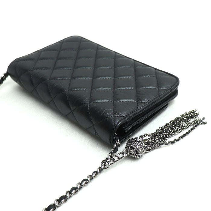 Chanel Vintage Matelasse Chain Wallet Shoulder Bag