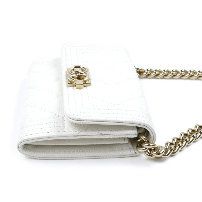 Chanel Boy Mini Chain Wallet Shoulder Bag