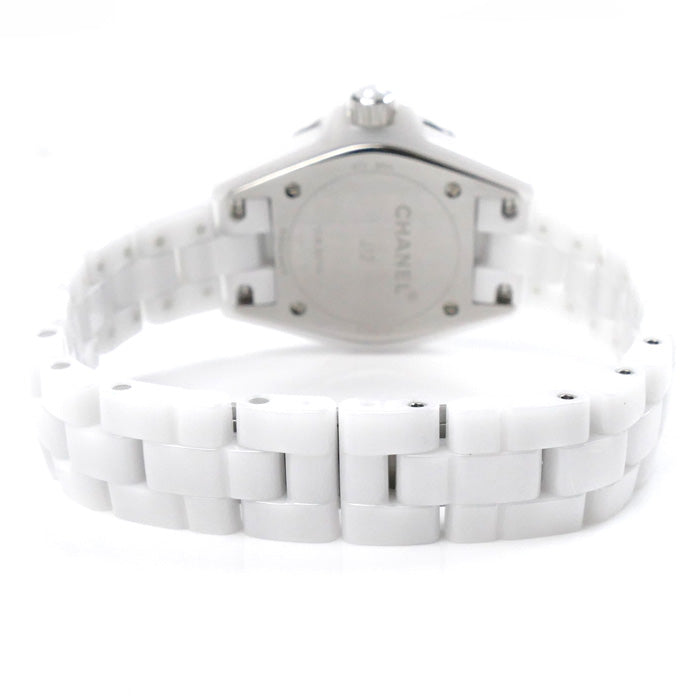 Chanel J12 White Ceramic Diamond Quartz Watch