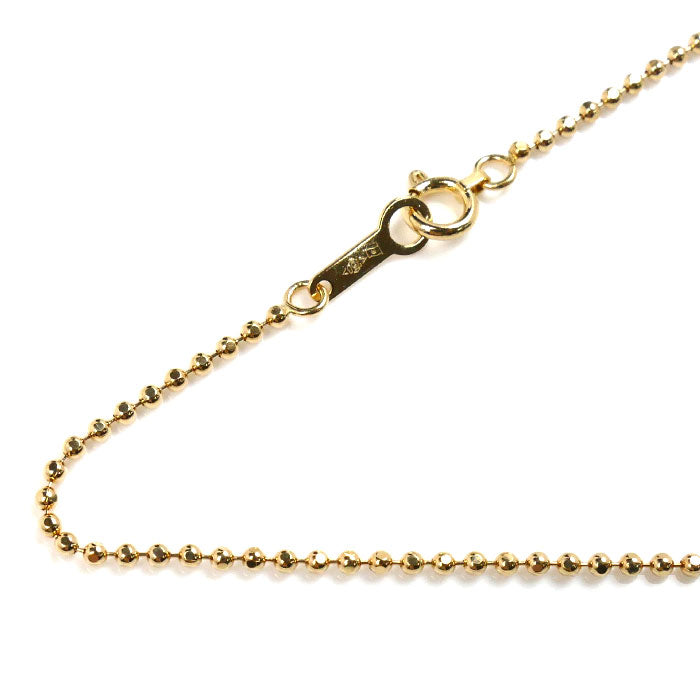 K18YG Yellow Gold Necklace 3.6g 40cm