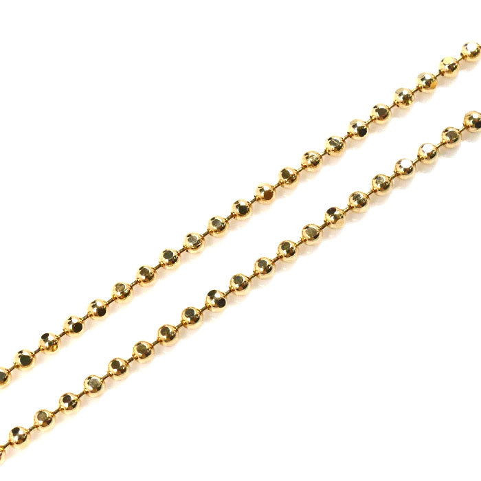 K18YG Yellow Gold Necklace 3.6g 40cm