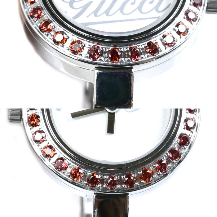 Gucci Garnet Bangle Watch Quartz YA105534/105