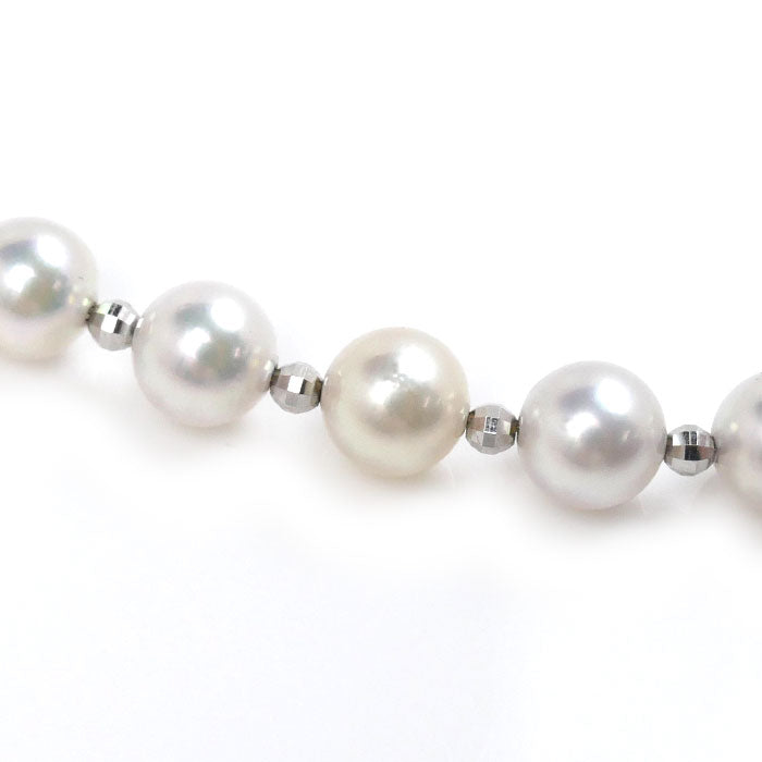 K18WG White Gold Pearl Necklace