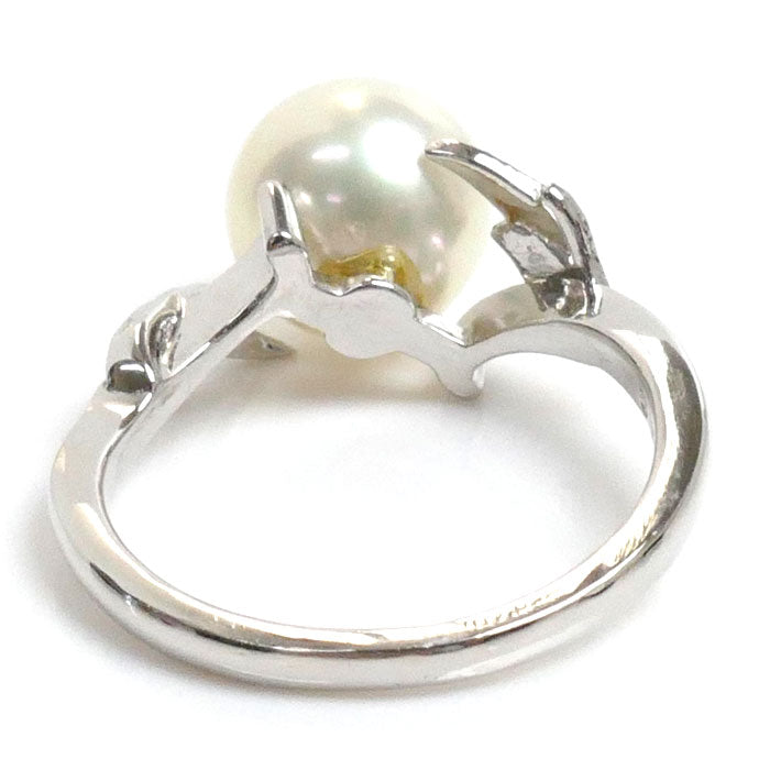 Mikimoto K14WG White Gold Pearl Ring