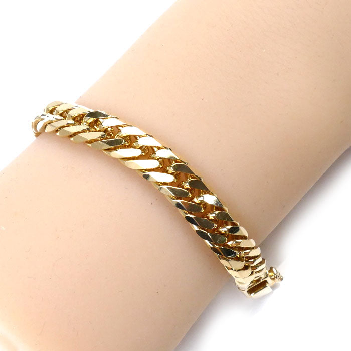 K18YG Yellow Gold Bracelet 18cm