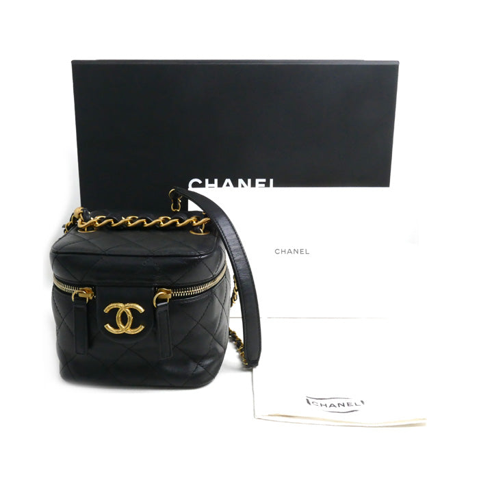 Chanel Matelasse Small Vanity Chain Shoulder Bag