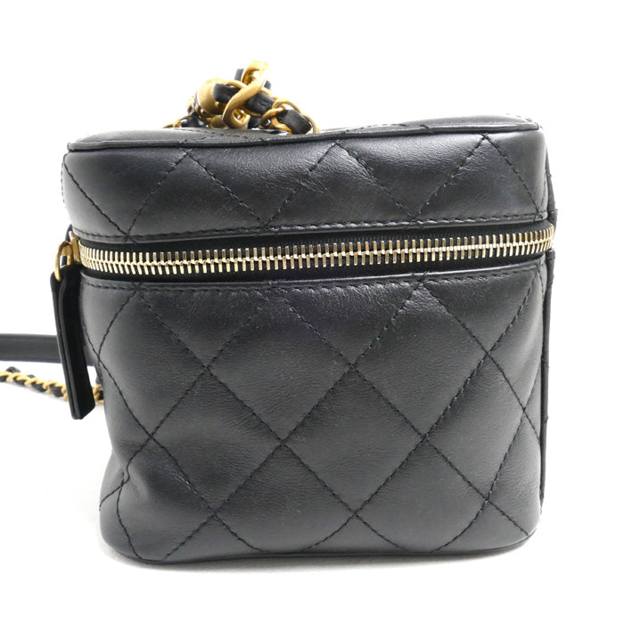 Chanel Matelasse Small Vanity Chain Shoulder Bag