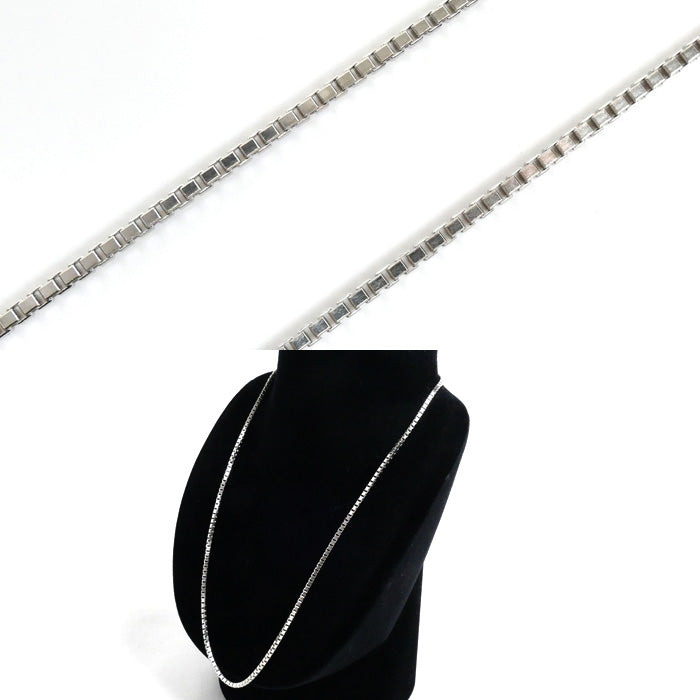 K18WG White Gold Necklace Venetian