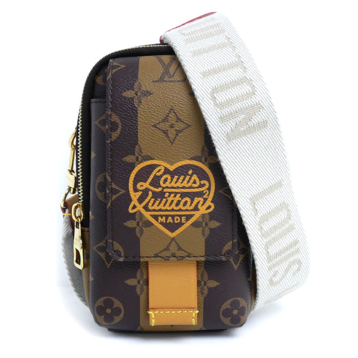 Louis Vuitton Monogram Stripe Double Phone Pouch Bag