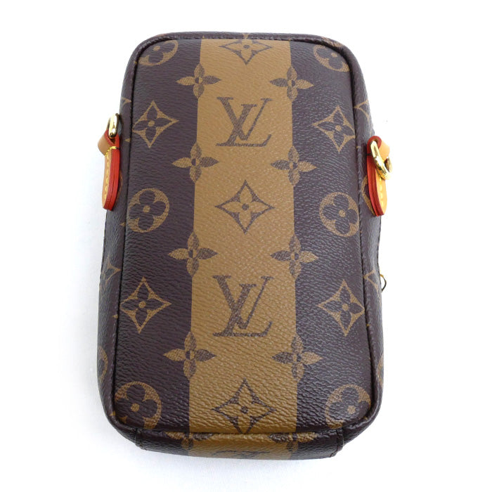 Louis Vuitton Monogram Stripe Double Phone Pouch Bag