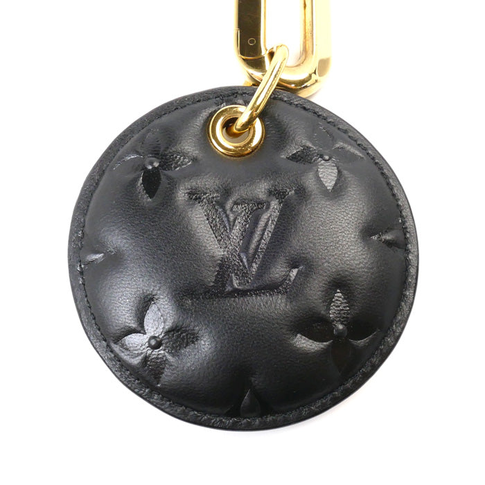 Louis Vuitton Leather Key Holder Black M00821