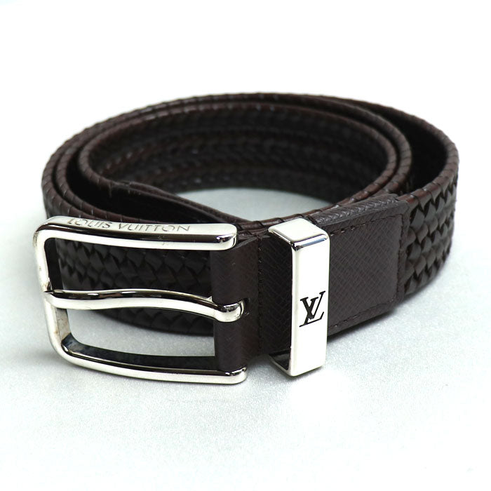 Louis Vuitton Braided Leather Belt M0372