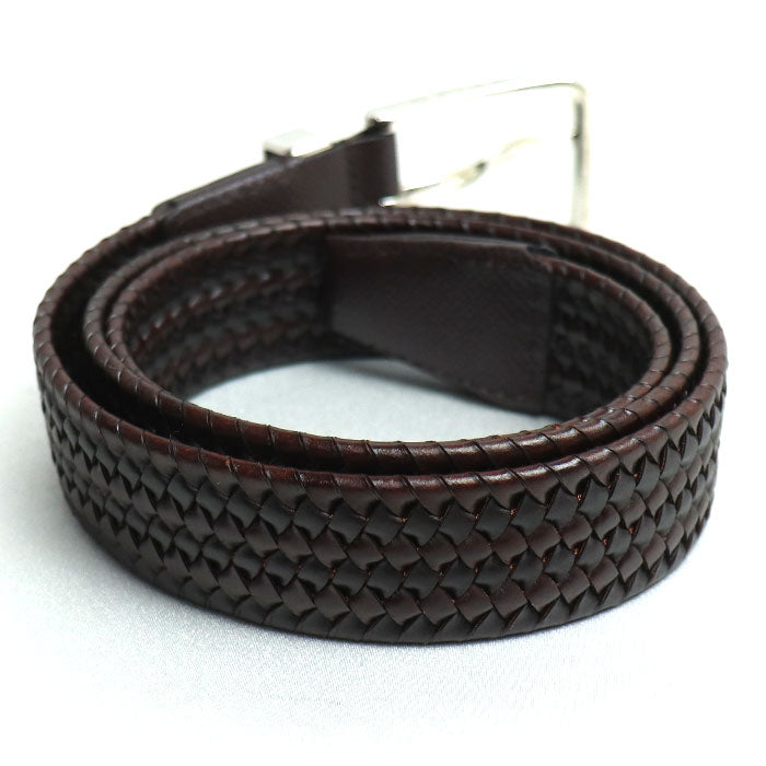 Louis Vuitton Braided Leather Belt M0372