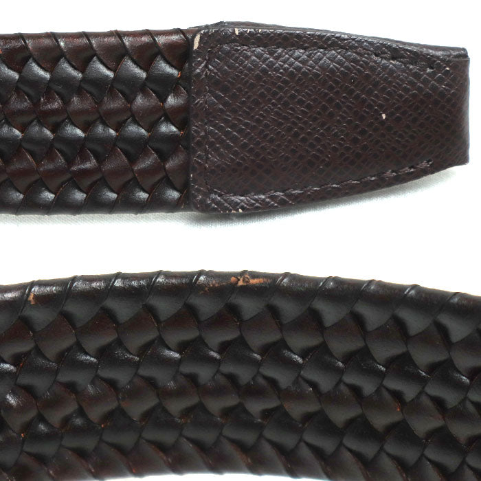 Louis Vuitton Braided Leather Belt M0372