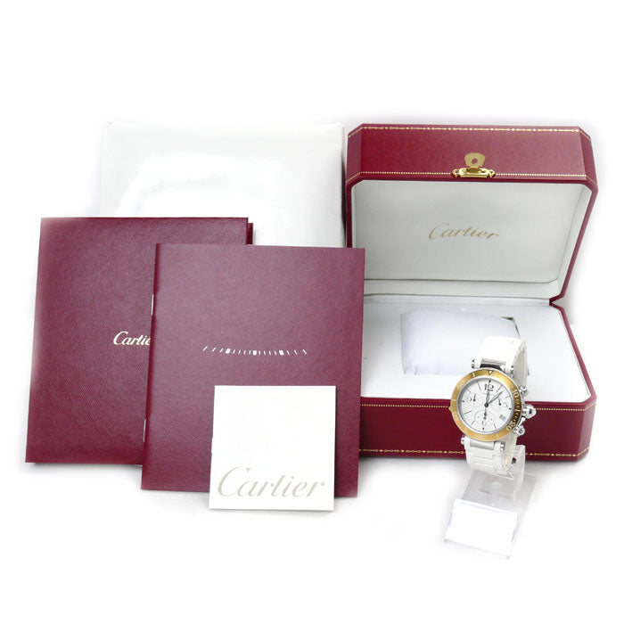 Cartier Pasha Seatimer Lady MM Quartz Watch W3140004