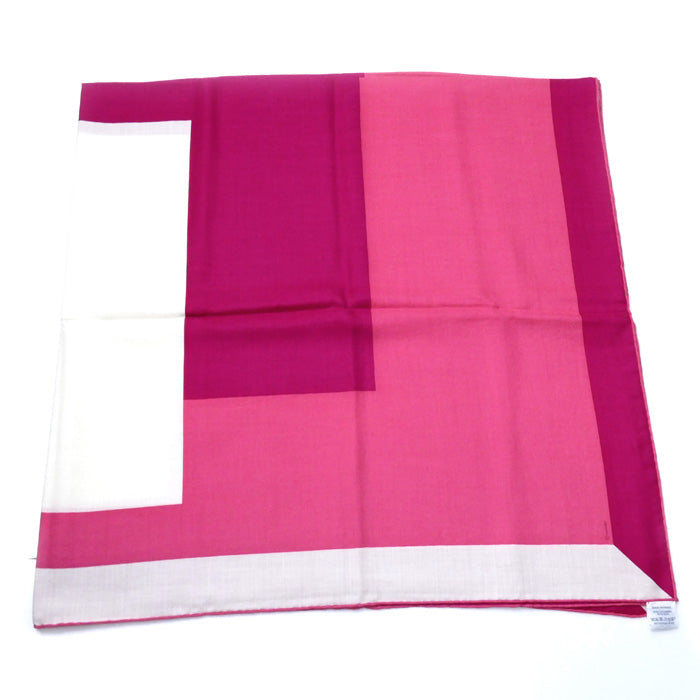 Hermes Cashmere Silk Stole Pink