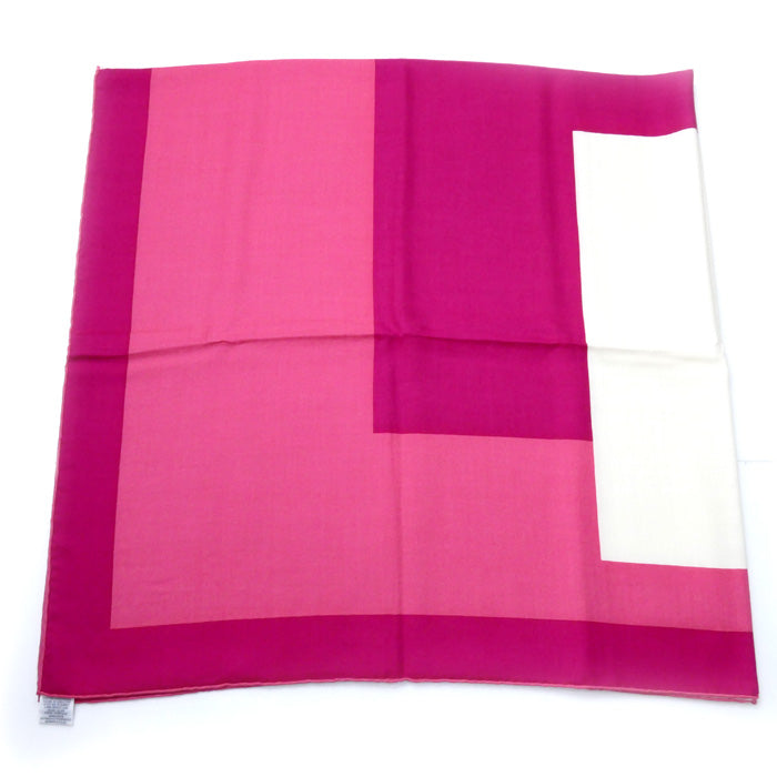 Hermes Cashmere Silk Stole Pink