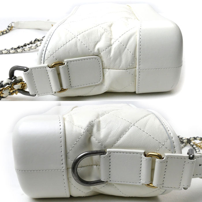 Chanel Gabrielle Small Hobo Bag White