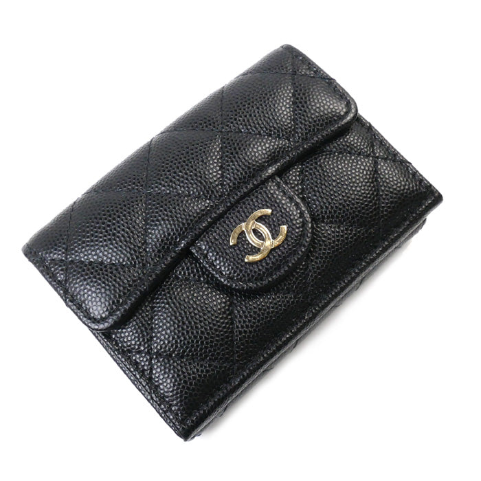 Chanel Timeless Classic Small Wallet Black