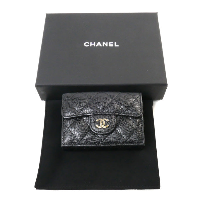 Chanel Timeless Classic Small Wallet Black