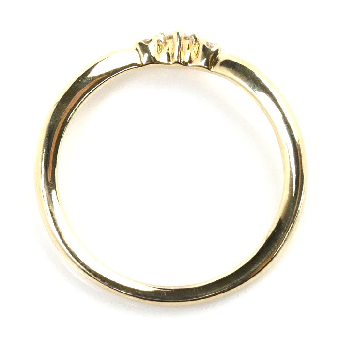 4℃ K10YG Yellow Gold Diamond Ring