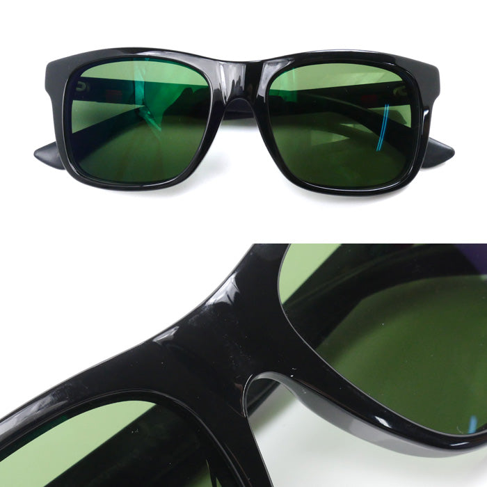 Gucci Sunglasses Black Green GG0008SA Unisex