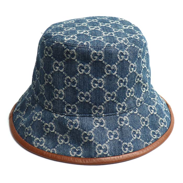 Gucci Denim Bucket Hat Blue Unisex