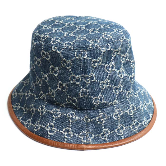 Gucci Denim Bucket Hat Blue Unisex