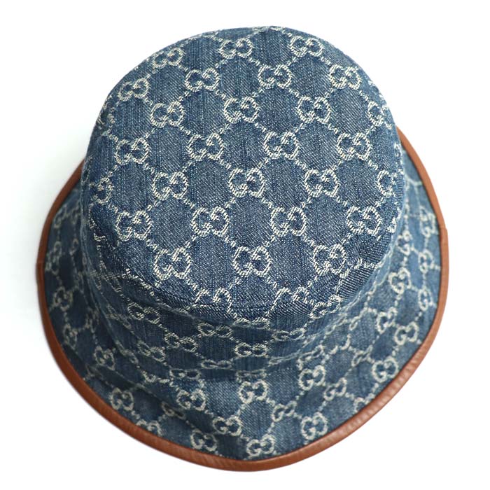 Gucci Denim Bucket Hat Blue Unisex