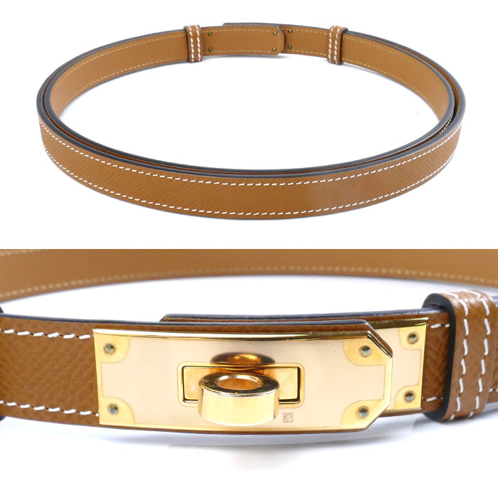 Hermes Kelly 18 Belt Gold