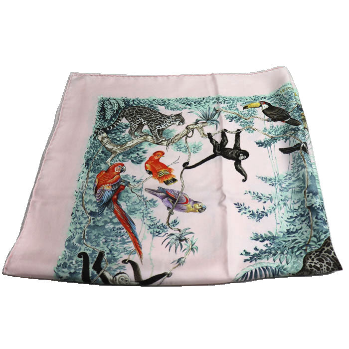 Hermes Silk Scarf Equateur Animal Design