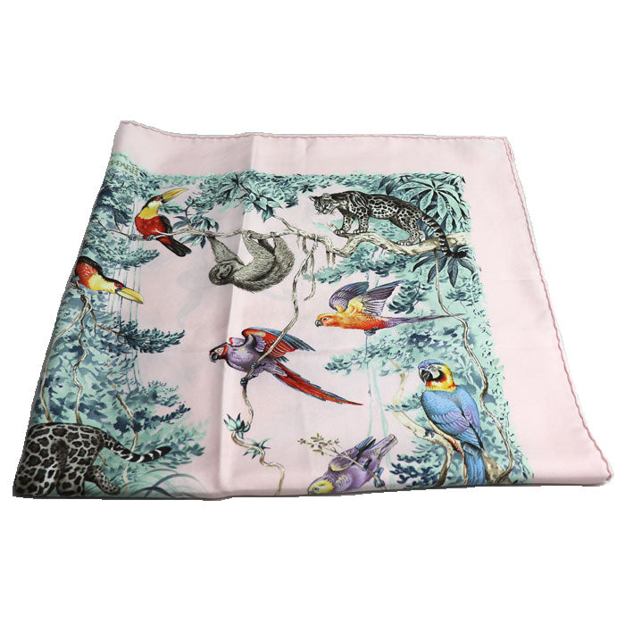 Hermes Silk Scarf Equateur Animal Design