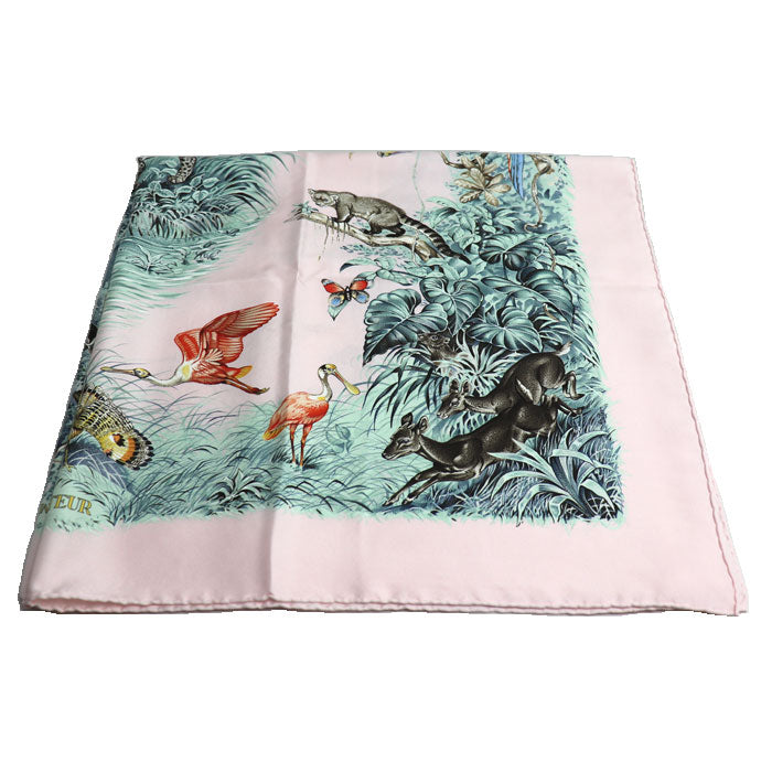 Hermes Silk Scarf Equateur Animal Design