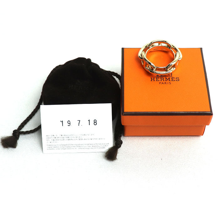 Hermes Metal Scarf Ring Chaine d'Ancre