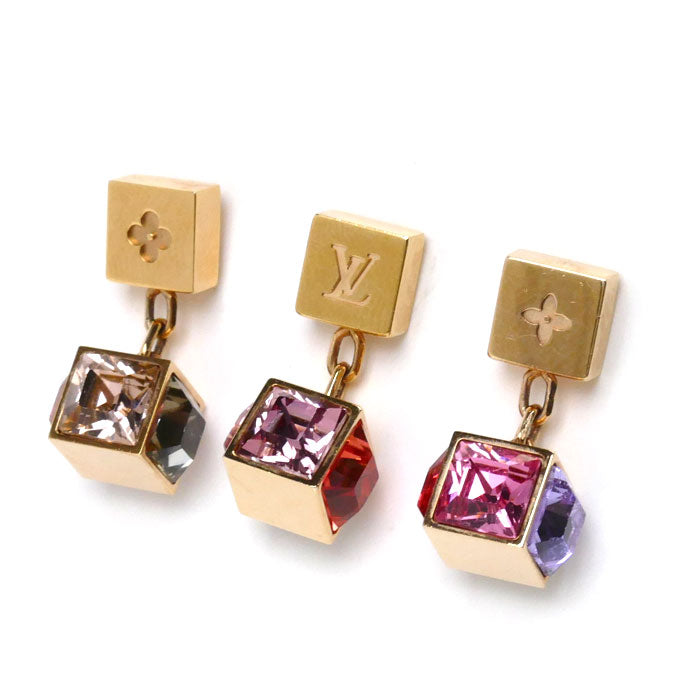 Louis Vuitton Metal Cube Earrings M66827