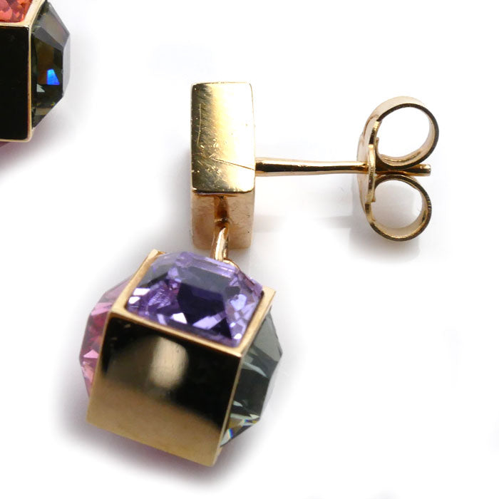 Louis Vuitton Metal Cube Earrings M66827