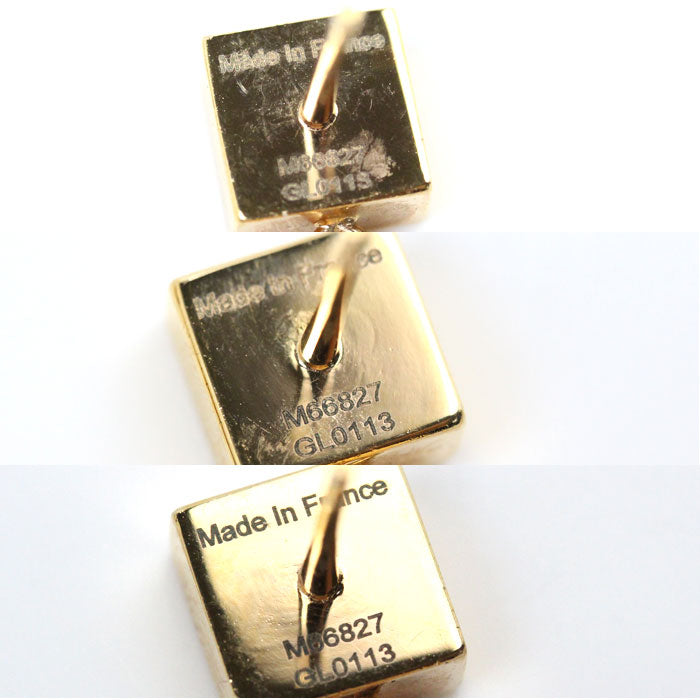 Louis Vuitton Metal Cube Earrings M66827